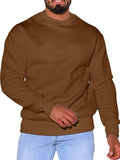 Men's Plus Size Round Neck Sweatshir - Hovatok