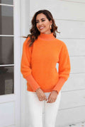 Angel Wings Turtle Neck Long Sleeve Pullover Sweater - Hovatok