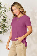 Basic Bae Full Size Round Neck Short Sleeve T-Shirt - Hovatok