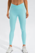 High Waist Active Leggings with Pockets - Hovatok
