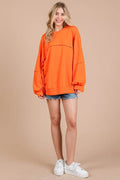 Ces Femme Exposed Seam Long Sleeve Sweatshirt - Hovatok