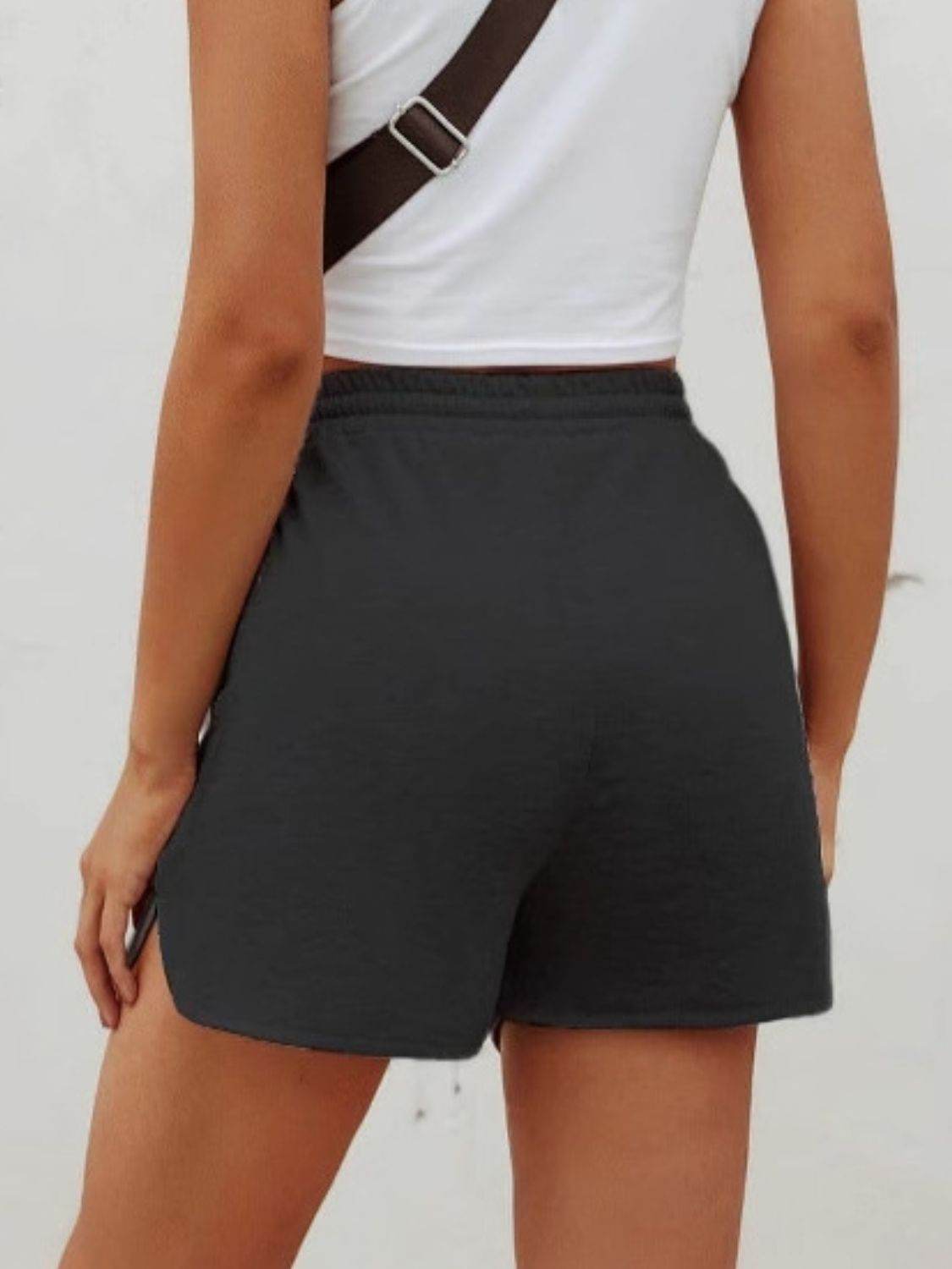 Drawstring Shorts with Pockets - Hovatok
