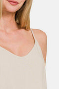 Zenana Two Layered Spaghetti Strap Cami - Hovatok