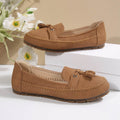 PU Leather Flat Loafers - Hovatok