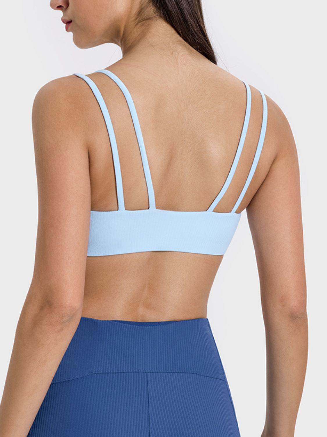 Millennia Scoop Neck Double Strap Active Cami - Hovatok
