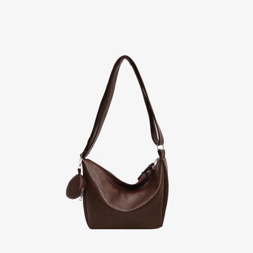 PU Leather Crossbody Bag with Small Purse - Hovatok