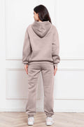 Drop Shoulder Long Sleeve Hoodie and Pants Set - Hovatok