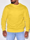 Men's Plus Size Round Neck Sweatshir - Hovatok
