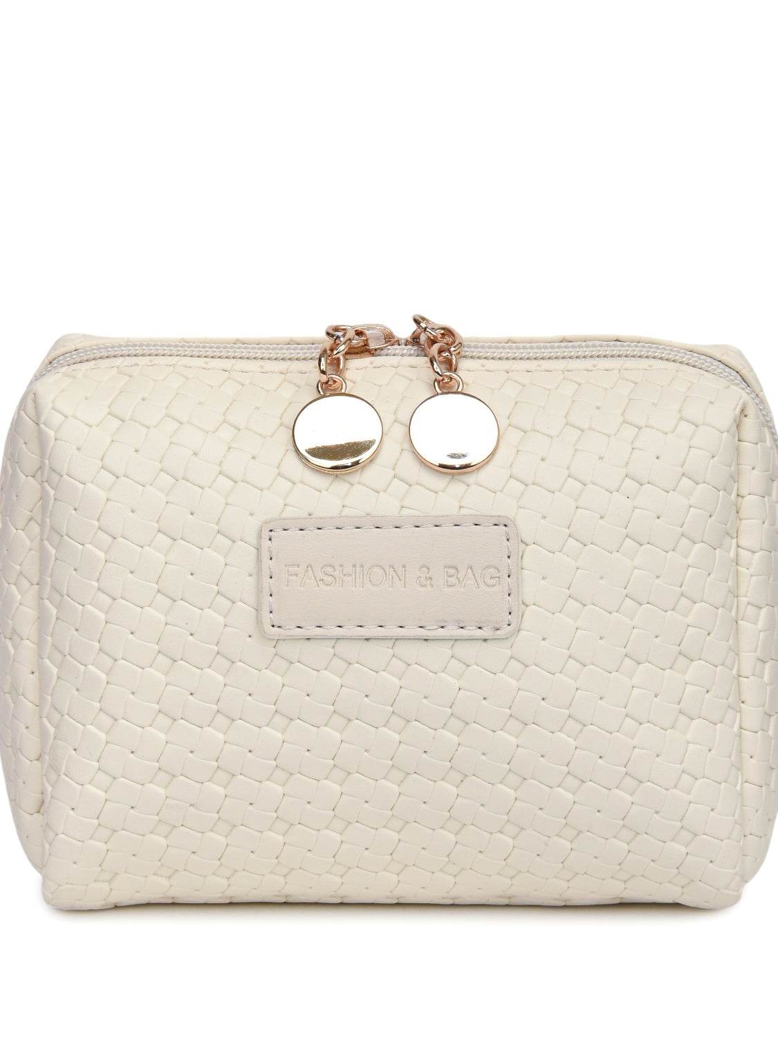 PU Leather Woven Clutch - Hovatok