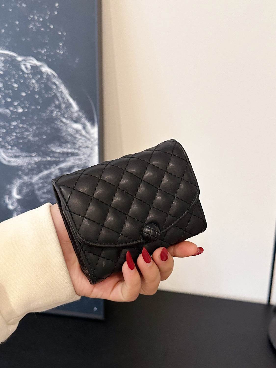 PU Leather Solid Color Wallet - Hovatok