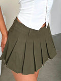 Devine Pleated Mini Skirt - Hovatok