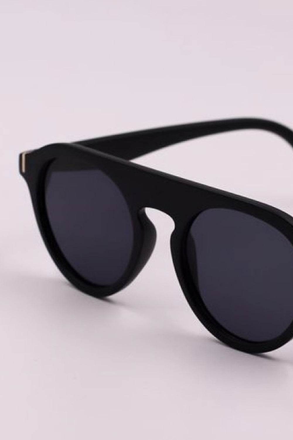 3-Piece Round Polycarbonate Full Rim Sunglasses - Hovatok