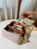 PU Leather Solid Color Wristlet - Hovatok