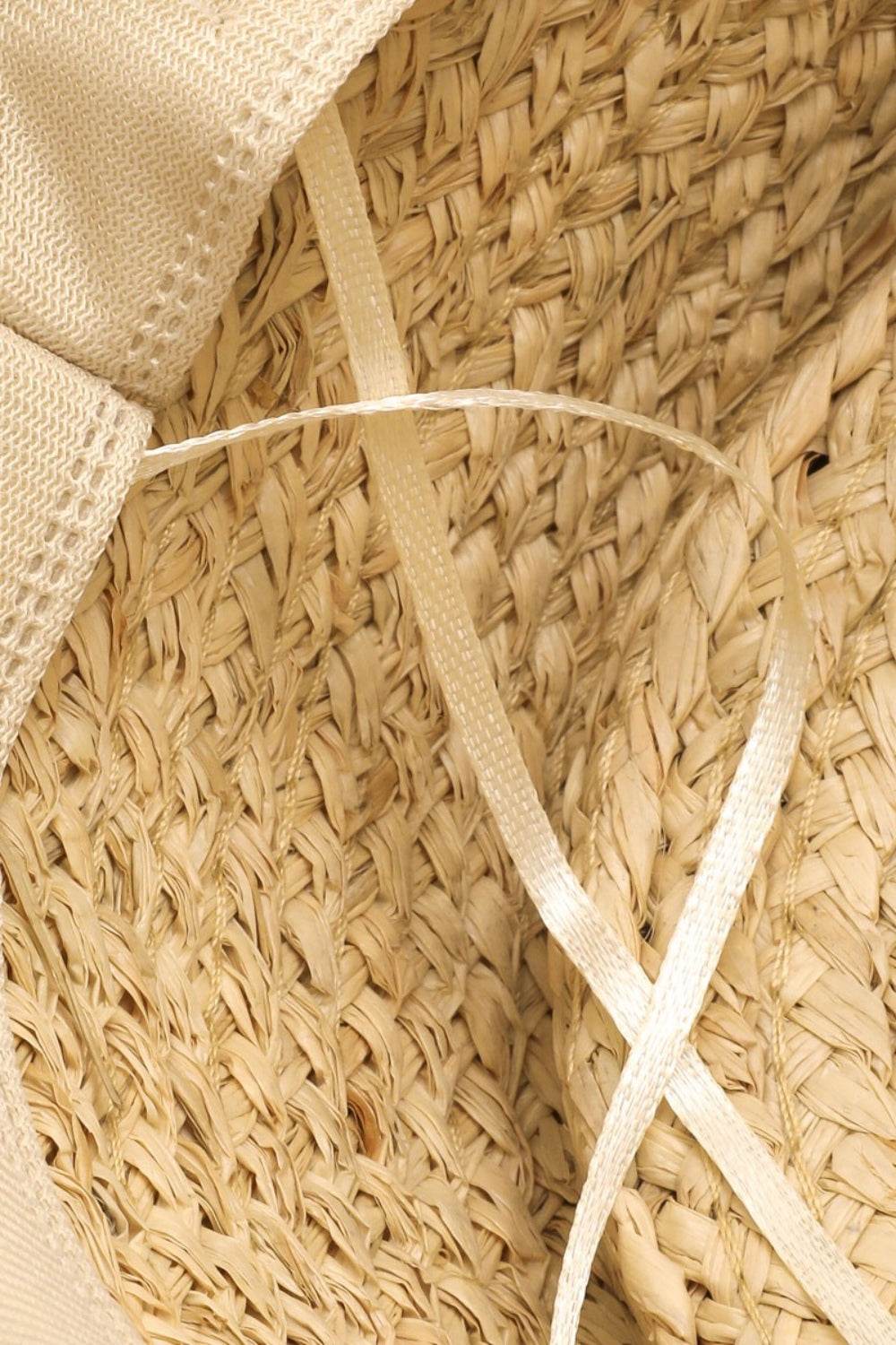 Fame Wide Brim Straw Weave Hat - Hovatok