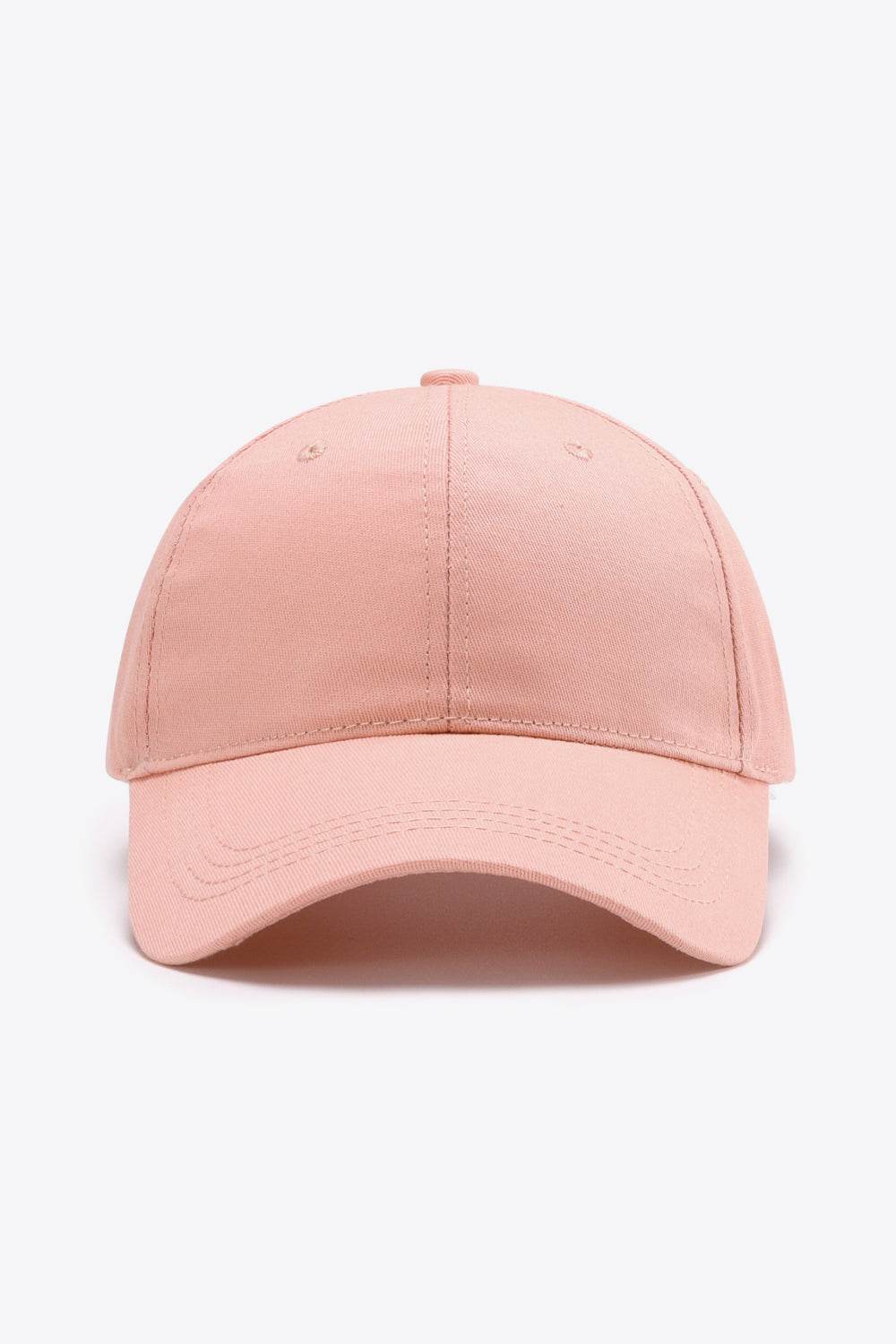 Plain Adjustable Cotton Baseball Cap - Hovatok
