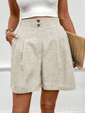 Perfee Frill Shorts with Pockets - Hovatok