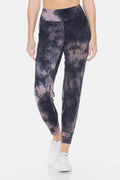 Leggings Depot Tie-Dye High Waist Cropped Leggings - Hovatok