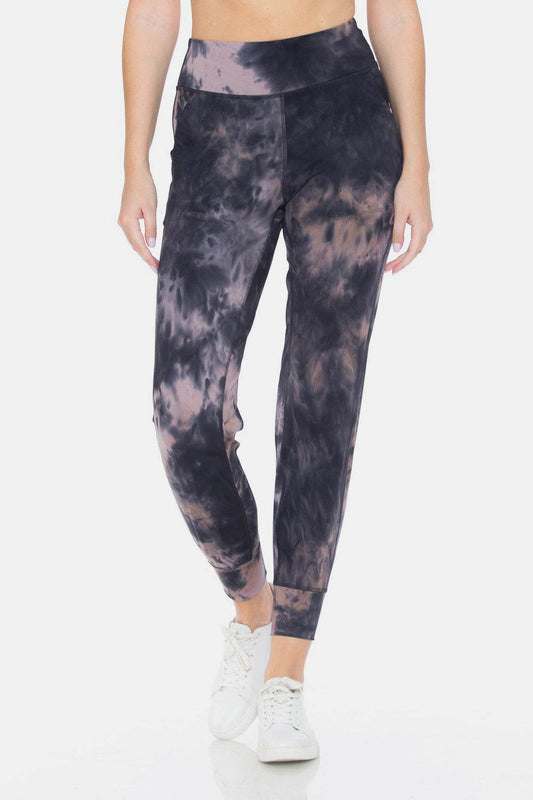 Leggings Depot Tie-Dye High Waist Cropped Leggings - Hovatok