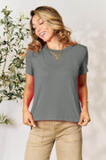 Basic Bae Full Size Round Neck Short Sleeve T-Shirt - Hovatok