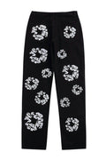 Men's Graphic Straight Leg Jeans - Hovatok