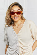 Oval Full Rim Sunglasses - Hovatok