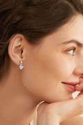 Adored 4 Carat Moissanite Drop Earrings - Hovatok