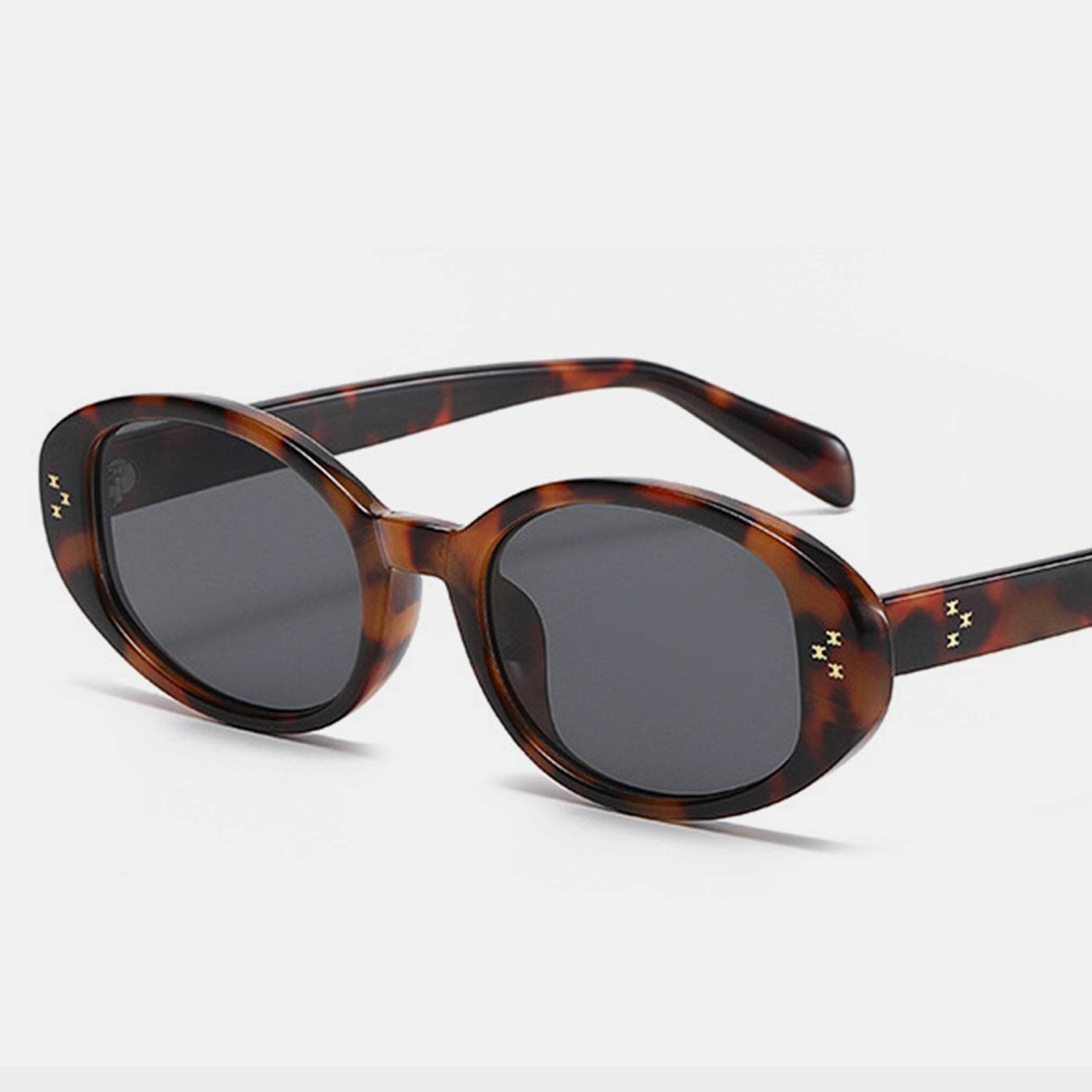 Polycarbonate Frame Oval Sunglasses - Hovatok