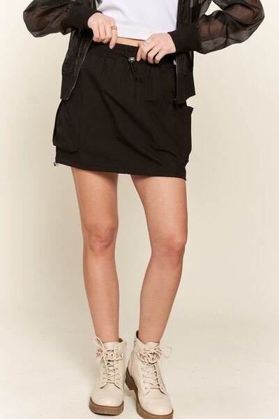 ADORA Drawstring Skort with Pockets - Hovatok