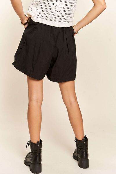 ADORA Drawstring Shorts with Pockets - Hovatok