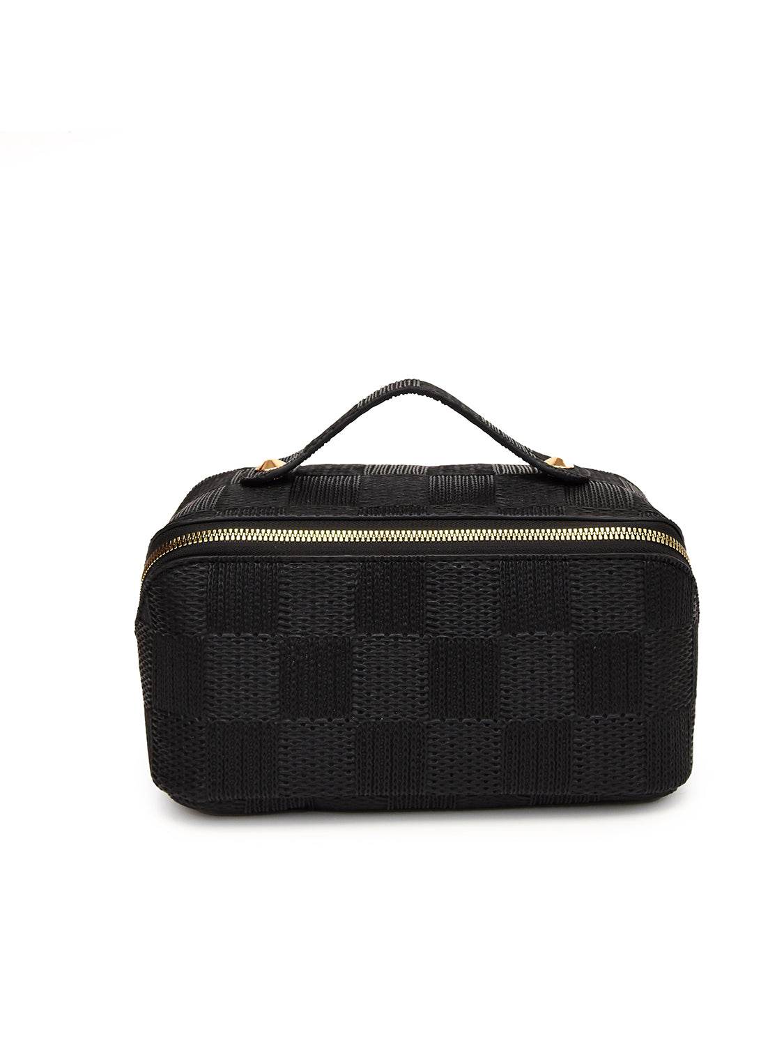 Texture PU Leather Cosmetic Bag - Hovatok