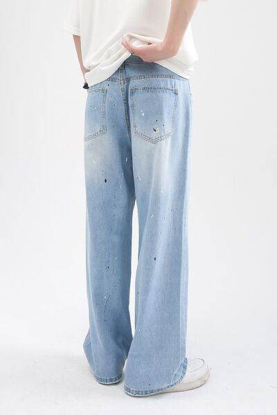 Distressed Jeans with Pockets - Hovatok