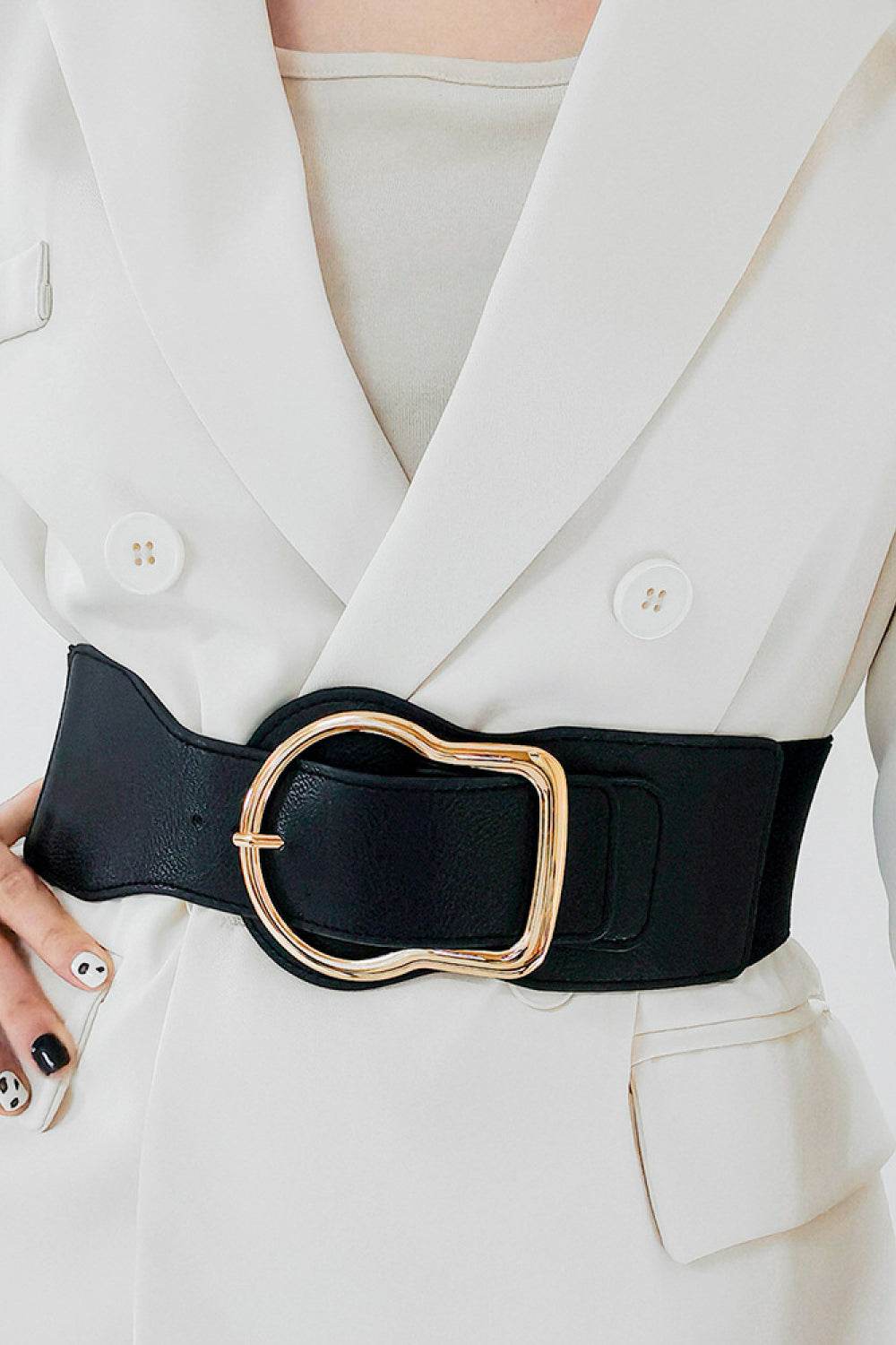 Zinc Alloy PU Leather Belt - Hovatok
