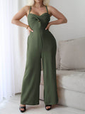 Devine Tie Back Backless Crisscross Jumpsuit - Hovatok