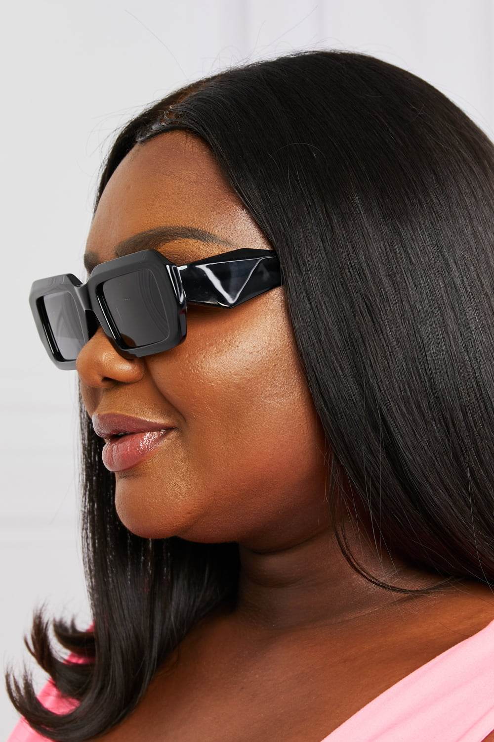 Rectangle TAC Polarization Lens Full Rim Sunglasses - Hovatok