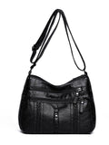 PU Leather Adjustable Strap Shoulder Bag - Hovatok