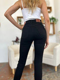 Judy Blue Full Size Distressed Tummy Control High Waist Skinny Jeans - Hovatok