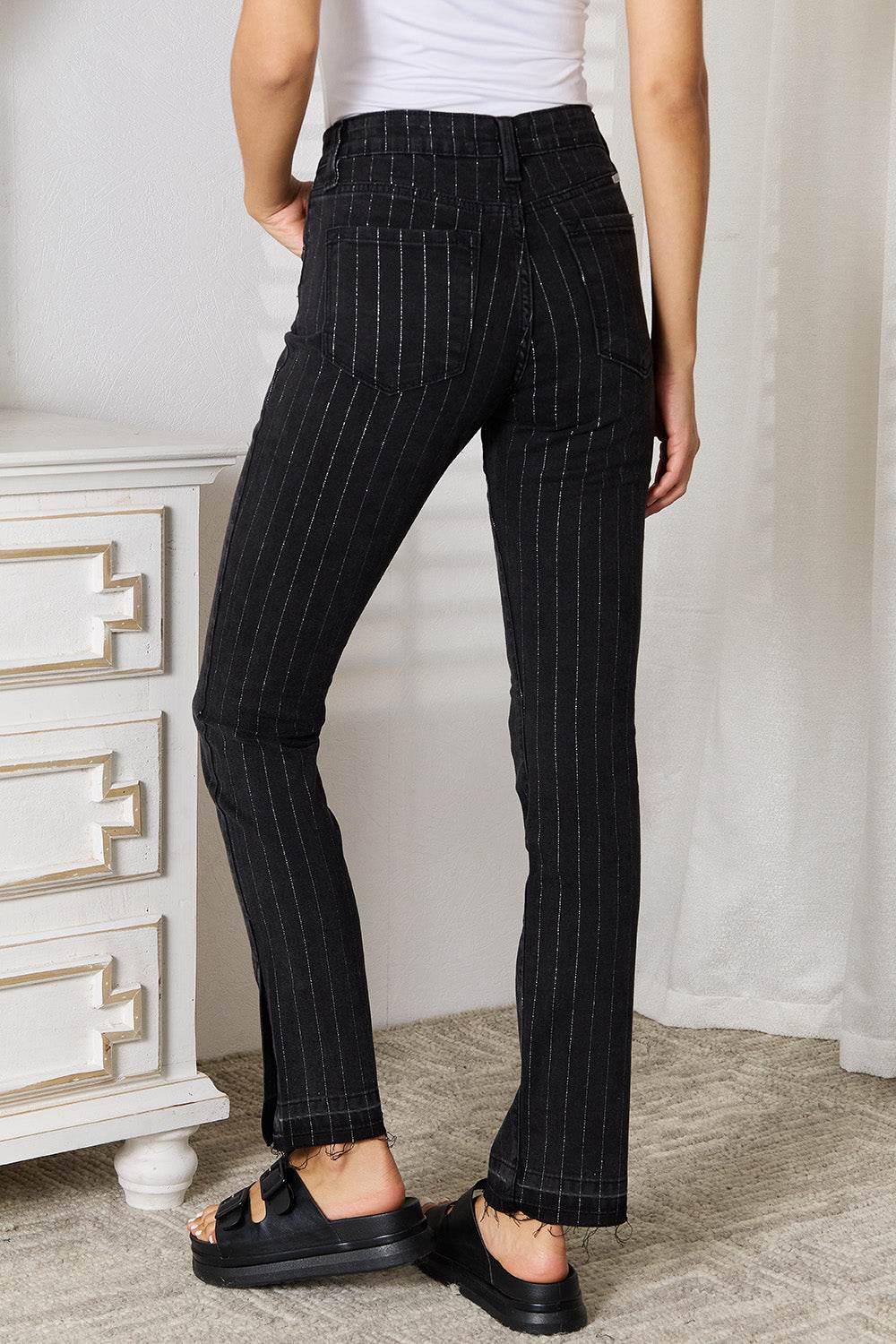 Kancan Striped Pants with Pockets - Hovatok