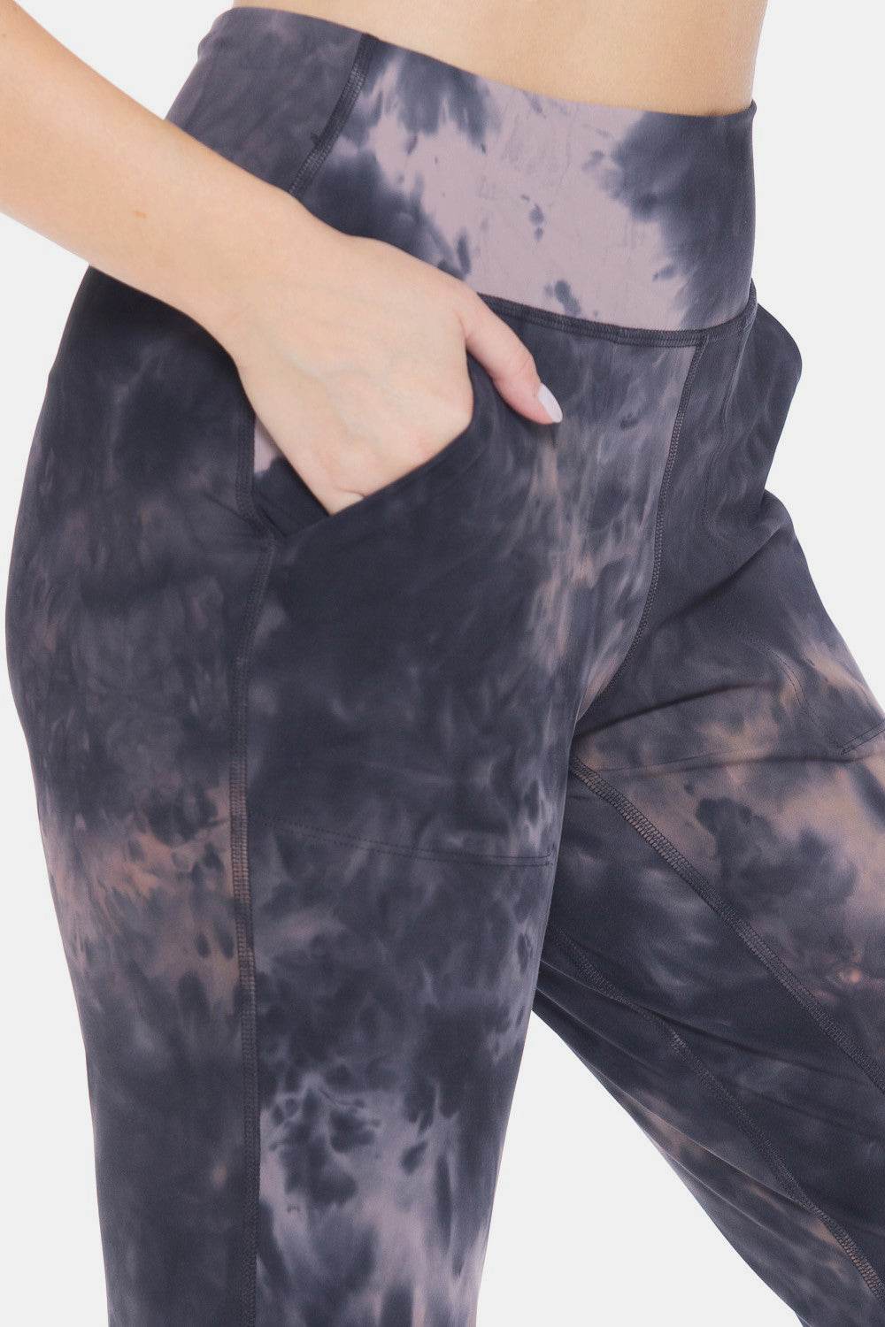 Leggings Depot Tie-Dye High Waist Cropped Leggings - Hovatok