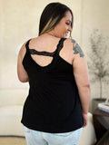 Basic Bae Full Size Lace Detail V-Neck Cutout Cami - Hovatok