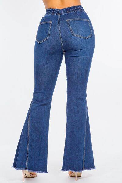 American Bazi High Waist Curvy Flare Jeans - Hovatok