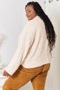 Double Take Open Front Long Sleeve Cardigan - Hovatok