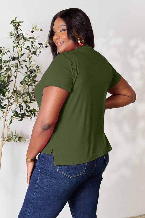 Basic Bae Full Size Round Neck Short Sleeve T-Shirt - Hovatok