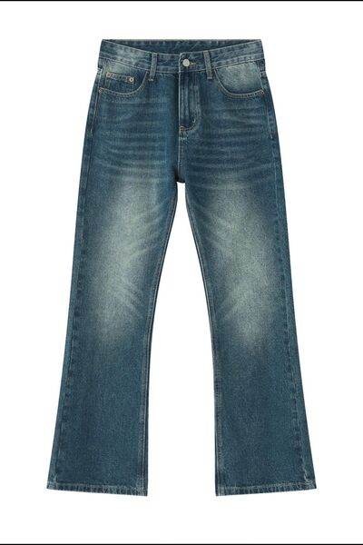 Mid Rise Jeans with Pockets - Hovatok