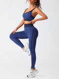 Scoop Neck Cami and High Waist Leggings Active Set - Hovatok