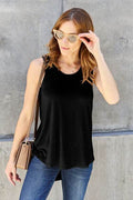 Basic Bae Bamboo Full Size Round Neck Tank - Hovatok