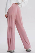 Basic Bae Drawstring Elastic Waist Ruched Joggers - Hovatok