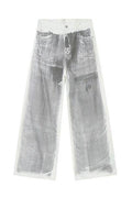 Wide Leg Jeans with Pockets - Hovatok