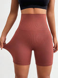 Seamless High Waist Active Shorts - Hovatok