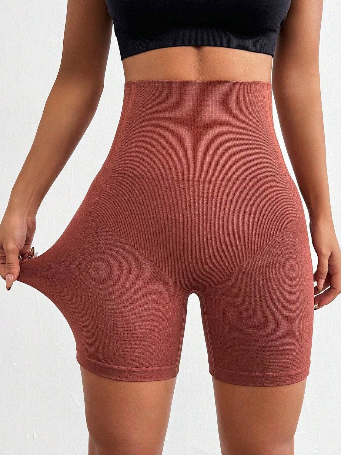 Seamless High Waist Active Shorts - Hovatok