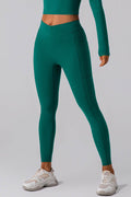 High Waist Active Leggings with Pockets - Hovatok